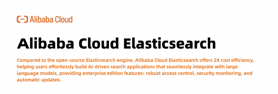Alibaba Cloud Elasticsearch
