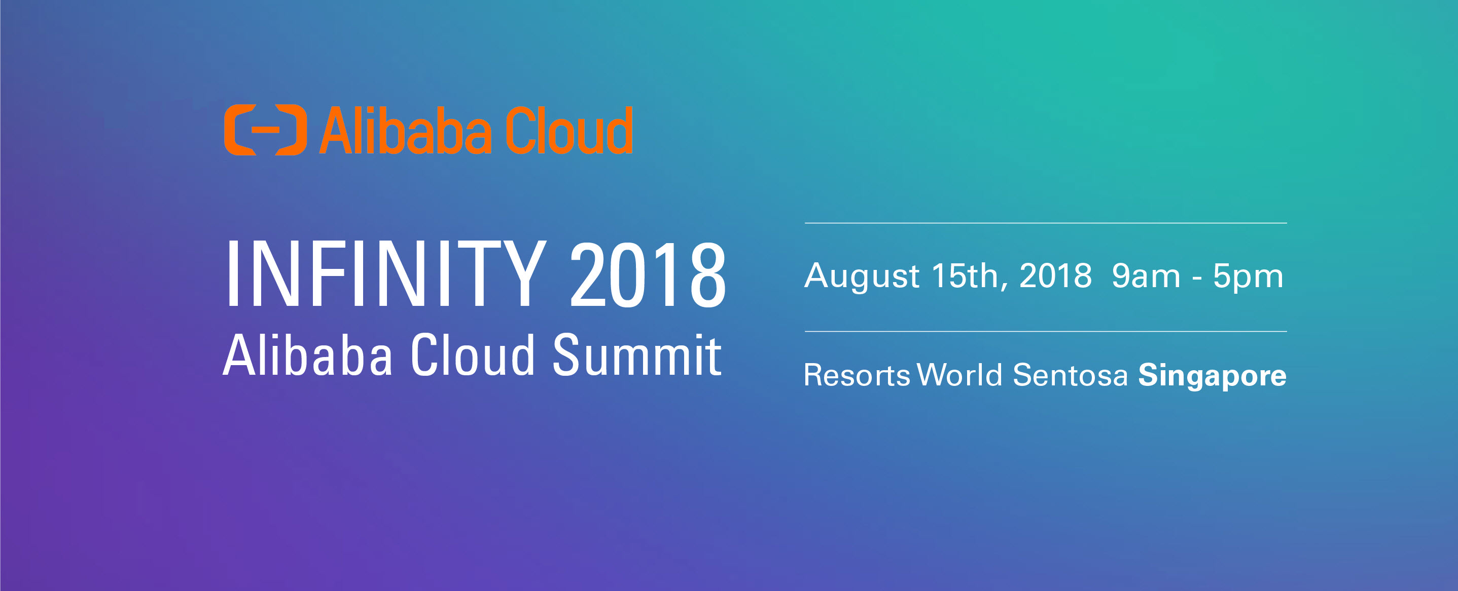Alibaba Cloud Summit [Infinity 2018]