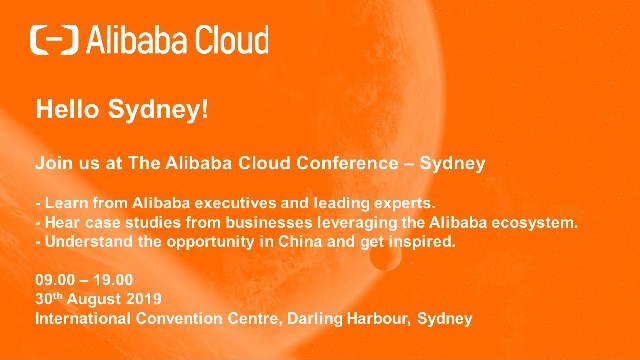 Alibaba Cloud Conference - Sydney