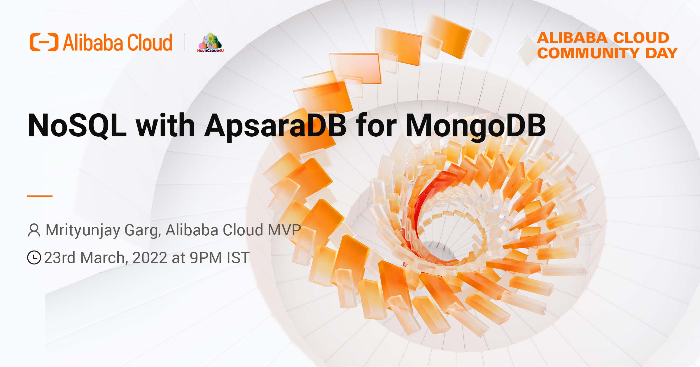 Alibaba Cloud Community Day: No SQL with ApsaraDB for MongoDB