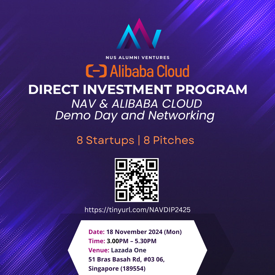 Alibaba Cloud x NUS Alumni Ventures - Demo Day